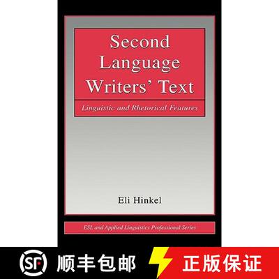 【3-4周达】Second Language Writers' Text : Linguistic and Rhetorical Features [9780805838886]