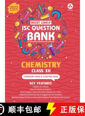 【3-4周达】Most Likely Question Bank - Chemistry: ISC Class 12 for 2022 Examination [9789391184353]