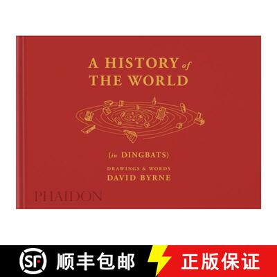 【3-4周达】精装 A History of the World (in Dingbats): Drawings & Words [9781838665111]