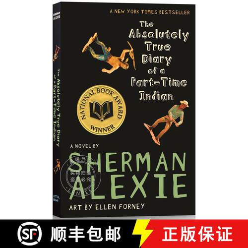 现货 我就是要挑战这世界 The Absolutely True Diary of a Part-Time Indian [9780316013697]