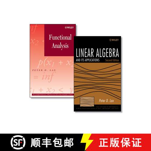 【3-4周达】精装 Linear Algebra And Its Applications, Second Edition + Functional Analysis Set [Wiley... [9780470555545]