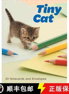 【3-4周达】Tiny Cat Notecards: 20 Notecards and Envelopes [9781452161068]