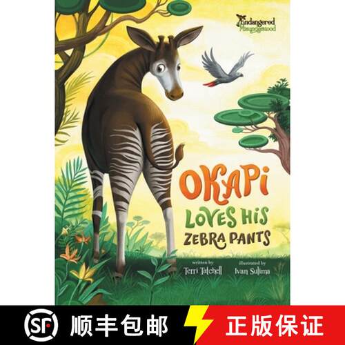【3-4周达】Okapi Loves His Zebra Pants [9781777286828]
