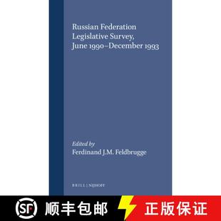 1990 Federation 9780792332435 1992 December June Survey Legislative Russian 预订