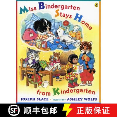 预订 Miss Bindergarten Stays Home From Kindergarten [9780142301272]