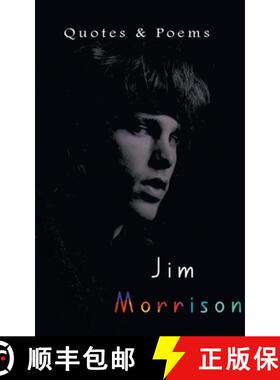 【3-4周达】Jim Morrison: Quotes & Poems [9789389847321]