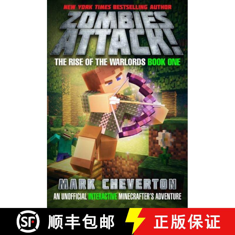 【3-4周达】Zombies Attack!: The Rise of the Warlords Book One: An Unofficial Interactive Minecrafter'... [9781510728318]
