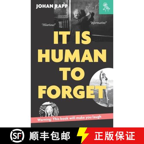 【3-4周达】It is human to forget: Warning: this book will make you laugh [9789151914916]
