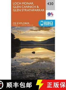 【3-4周达】Loch Monar, Glen Cannich and Glen Strathfarrar [9780319246627]