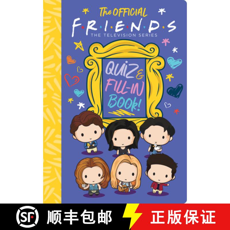 【2-3周达】The Official Friends Quiz and Fill-In Book! (Media Tie-In) [9781338799996]