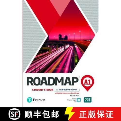 【3-4周达】Roadmap A1 Student's Book & Interactive eBook with Digital Resources & App [9781292393049]