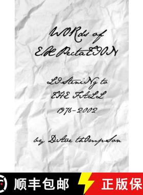 【3-4周达】Words of Expectation: Listening to the Fall 1976-2002: Listening to the Fall 1976-2002 [9781387334339]