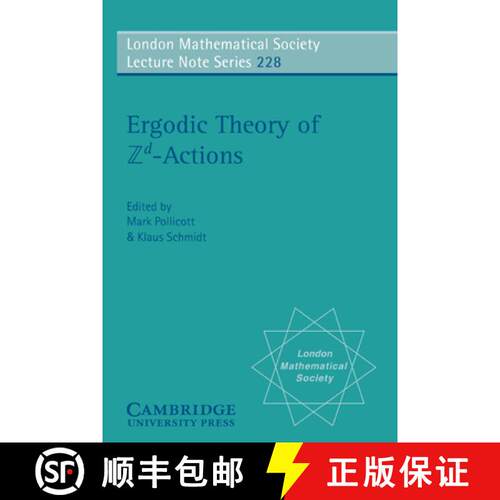 【3-4周达】Ergodic Theory and Zd Actions: - Ergodic Theory and Zd Actions [9780521576888]