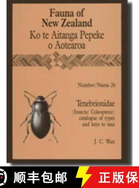 预订 Fauna of New Zealand Number 26: Tenebrionidae (Insecta: Coleoptera) [9780477026390]