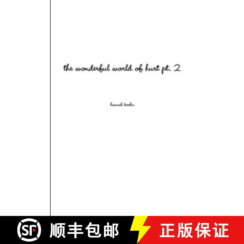 【2-3周达】The wonderful world of hurt pt. 2 [9781794788763]