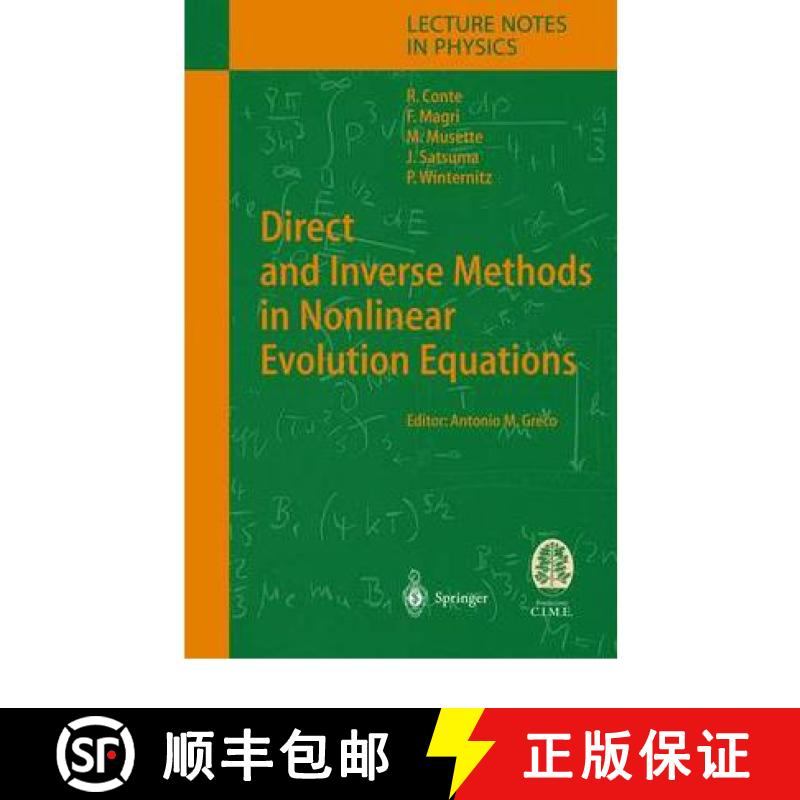 【3-4周达】Direct and Inverse Methods in Nonlinear Evolution Equations: Lectures Given at the C.I.M.E... [9783642057533]