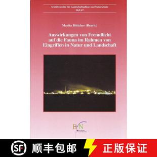 Eingriffen Landschaft die Auswirkungen von Fremdlicht Rahmen 9783784336107 und 预订 Fauna auf Natur