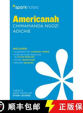 【3-4周达】Americanah Sparknotes Literature Guide [9781411480247]