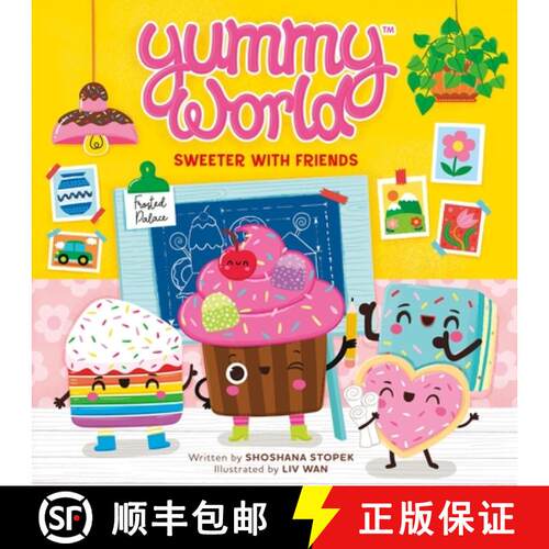 【3-4周达】精装 Yummy World: Sweeter with Friends [9780762488452]