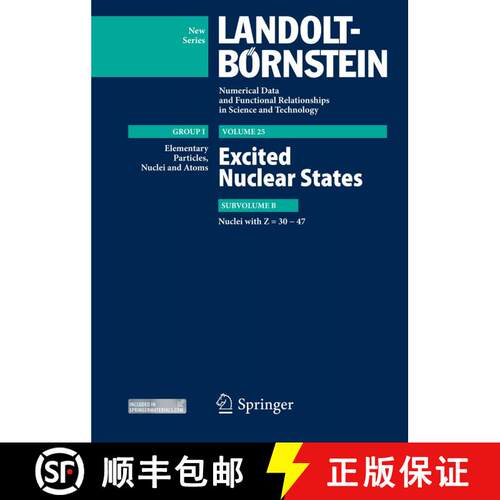 【3-4周达】精装 Z = 30-47. Excited Nuclear States [9783642229299]