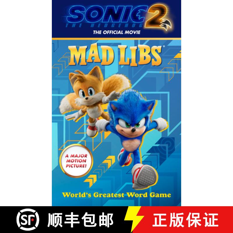 【3-4周达】Sonic the Hedgehog 2: The Official Movie Mad Libs: World's Greatest Word Game [9780593387337]
