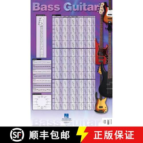 【3-4周达】Bass Guitar Poster [9781423405511]