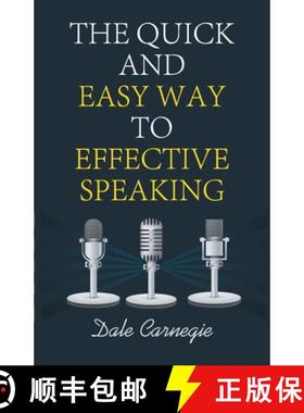 【3-4周达】The Quick and Easy Way to Effective Speaking [9788194131618]