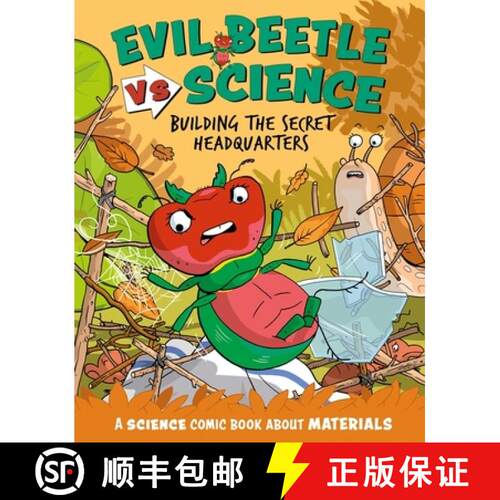 【3-4周达】精装 Evil Beetle Versus Science: Building the Secret Headquarters : A Science Comic Book A... [9781526325679]