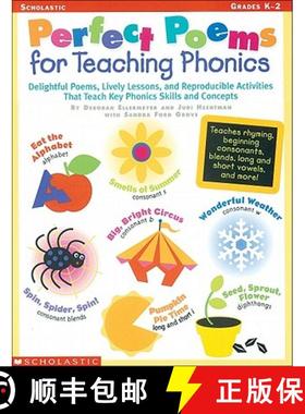 预订 Perfect Poems for Teaching Phonics: Delightful Poems, Lively Lessons, and Reproducible Activitie... [9780590390194]