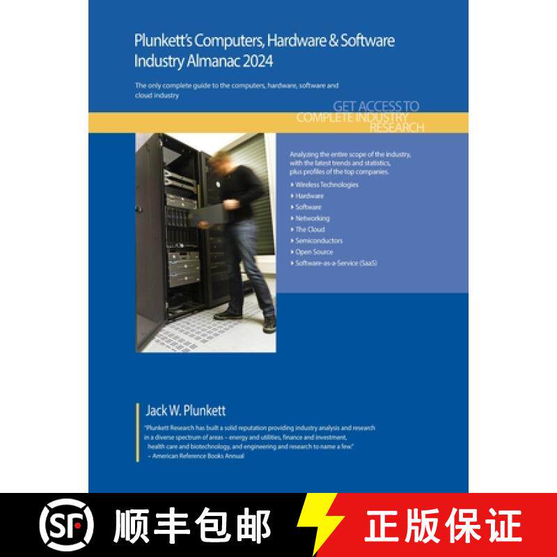 【3-4周达】Plunkett's Computers, Hardware & Software Industry Almanac 2024: Computers, Hardware & Sof... [9781647880255]