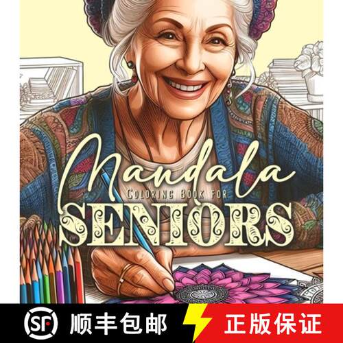 【3-4周达】Mandalas for Seniors Coloring Book for Adults : Mandalas Coloring Book for Adults - Simple... [9783759809995]