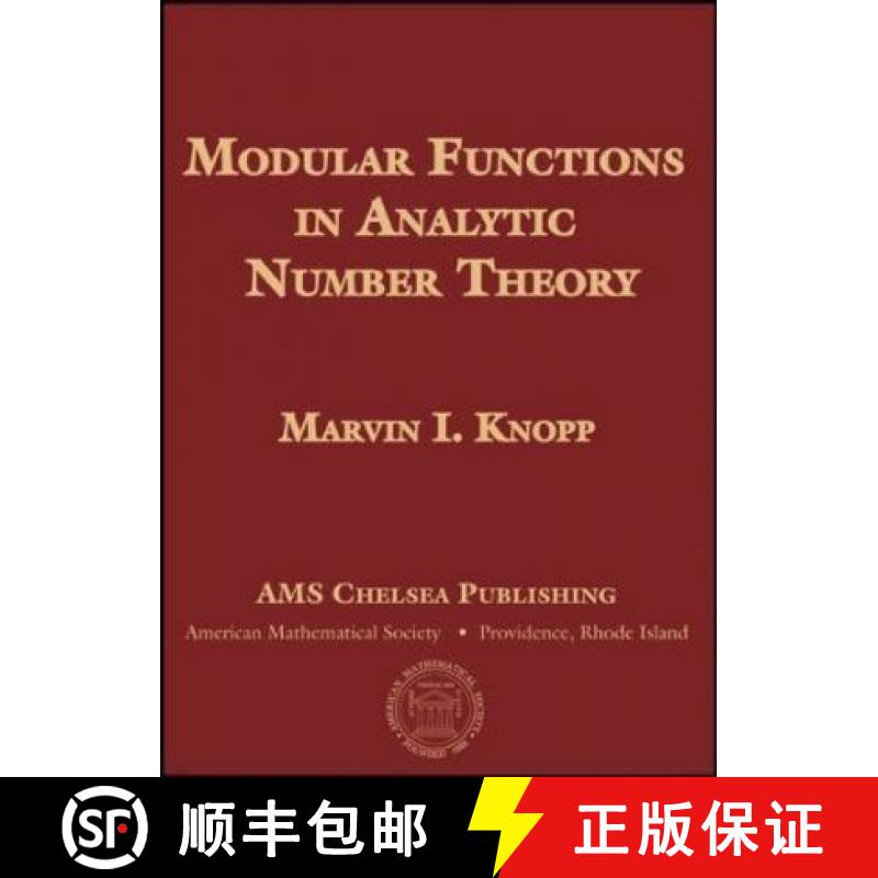 【3-4周达】Modular Functions in Analytic Number Theory [9780821844885]