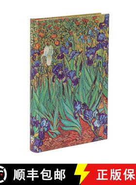 【3-4周达】Van Gogh's Irises Mini Unlined Hardcover Journal, 176pg, 85gsm, the J. Paul Getty Museum C... [9781439798096]