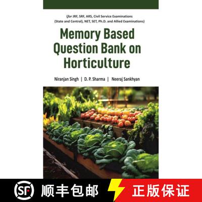 【3-4周达】Memory Based  Question Bank on  Horticulture [9788119235698]