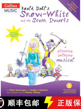 【3-4周达】Roald Dahl's Snow-White and the Seven Dwarfs (Book + Download): A Glittering Galloping Mus... [9780713672619]