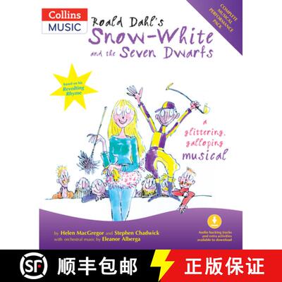 【3-4周达】Roald Dahl's Snow-White and the Seven Dwarfs (Book + Download): A Glittering Galloping Mus... [9780713672619]
