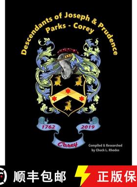 【3-4周达】Descendants of Joseph & Prudence Parks Corey [9780359622139]