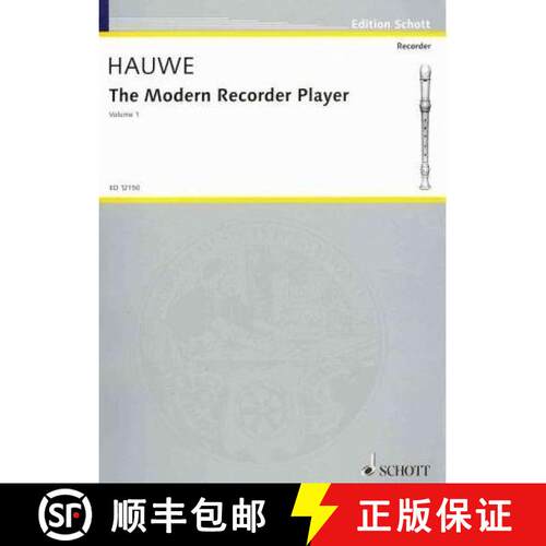 【3-4周达】The Modern Recorder Player: Treble Recorder - Volume 1 [9780901938961]