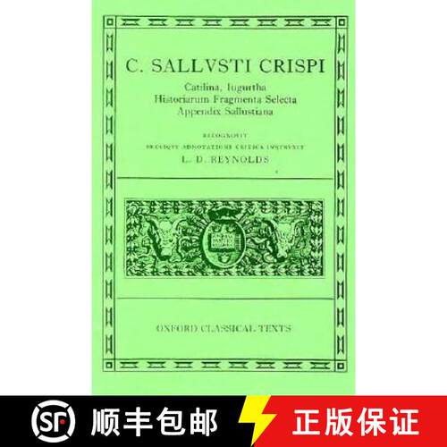 【3-4周达】精装 Sallust Catilina, Iugurtha, Historiarum Fragmenta Selecta; Appendix Sallustiana [9780198146674]