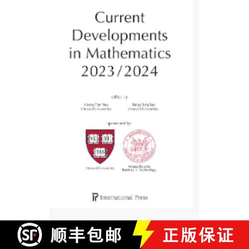 预订 Current Developments in Mathematics, 2023/2024 [9781571465740]