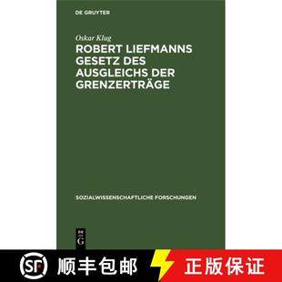 Ausgleichs Gesetz der Beweisführung Robert und 4周达 9783111256276 Liefmanns Grenzerträge：Kritik des
