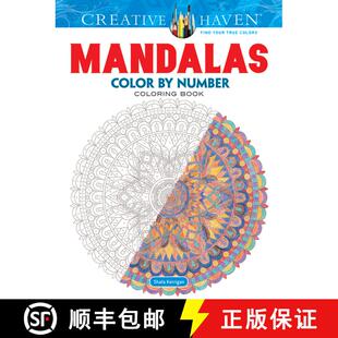 预订 Creative Haven Mandalas Color by Number Coloring Book (First Edition, First) [9780486797977]