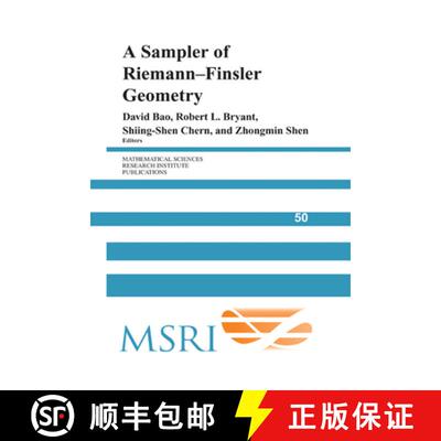 【3-4周达】Sampler of Riemann-Finsler Geometry: - A Sampler of Riemann-Finsler Geometry [9780521168731]