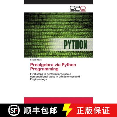 预订 Prealgebra via Python Programming [9786202146456]