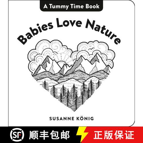 【3-4周达】Babies Love Nature: High Contrast Black-and-White Art Throughout [9780593403488]