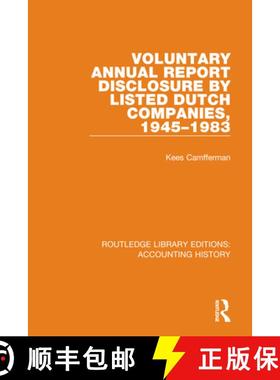 【3-4周达】Voluntary Annual Report Disclosure by Listed Dutch Companies, 1945-1983 [9780367499020]