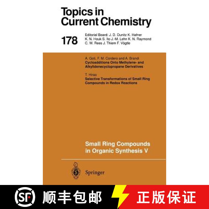【3-4周达】Small Ring Compounds in Organic Synthesis V [9783662148365]