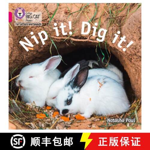 【3-4周达】Nip it! Dig it!: Band 01b/Pink B [9780008409777]
