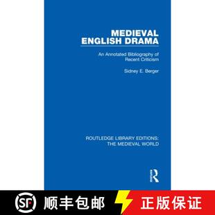 Annotated Drama Bibliography Criticism Medieval Recent 4周达 9780367194680 English