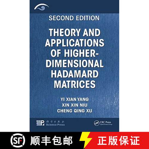 【3-4周达】精装 Theory and Applications of Higher-Dimensional Hadamard Matrices, Second Edition [9781439818077]